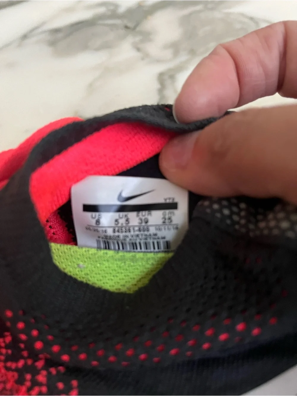 Nike breathable neon